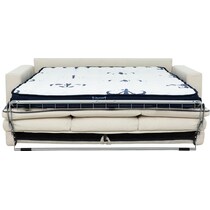 giotto white queen sleeper sofa   