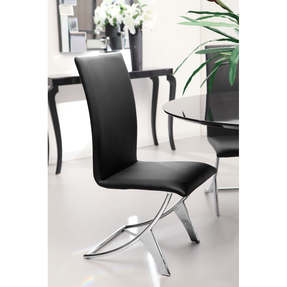 giovanni black dining chair   