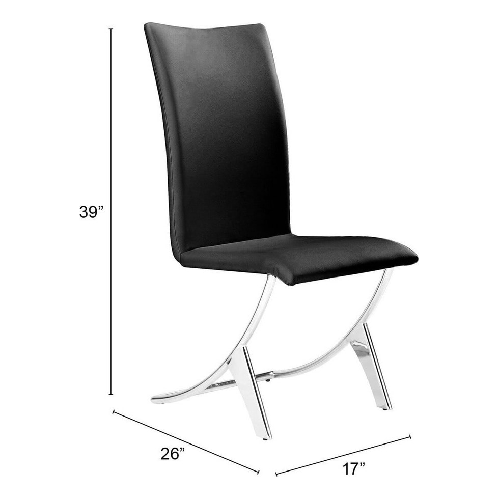 giovanni black dining chair   