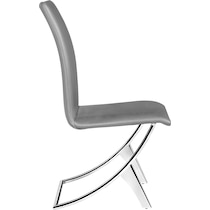 giovanni gray dining chair   