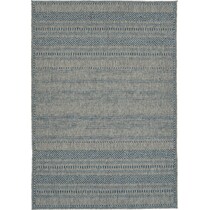 girona blue outdoor area rug   