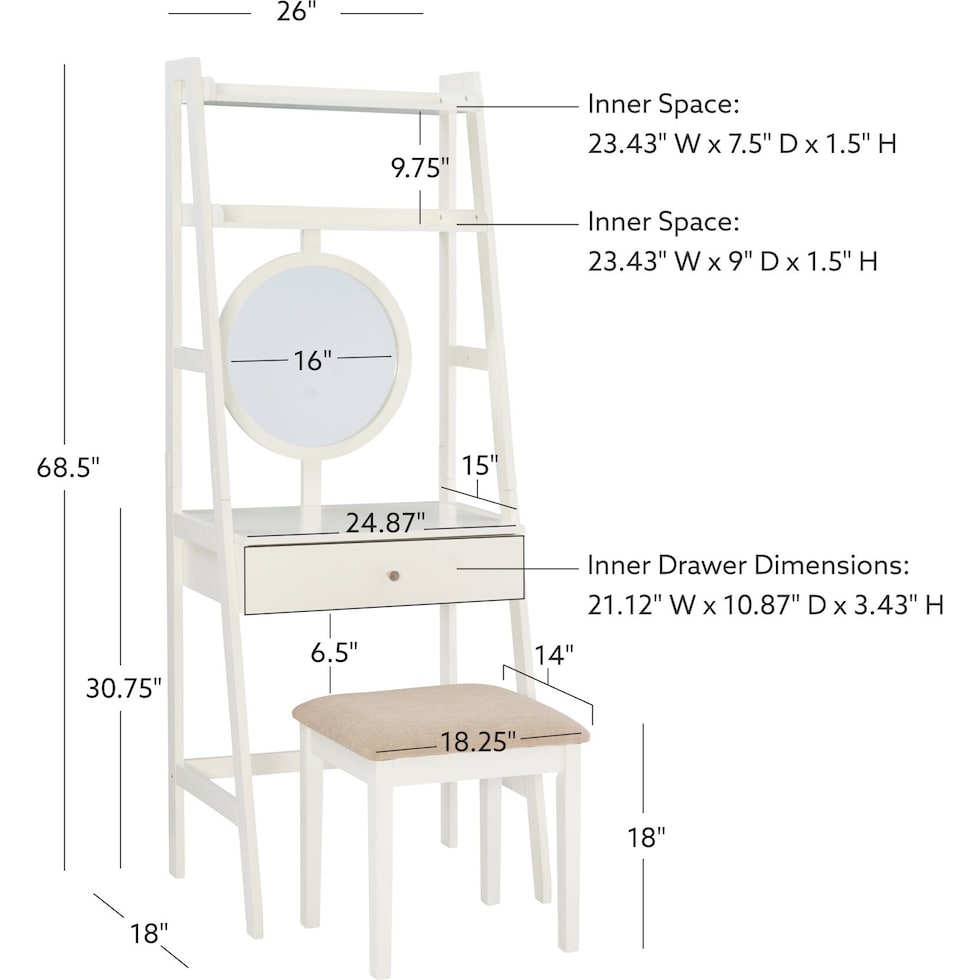 giuseppina dimension schematic   