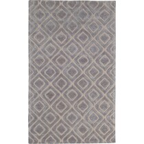 glam gray area rug ' x '   