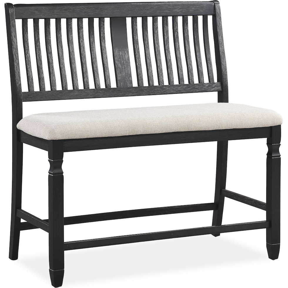 glendale black  pc counter height dining room   