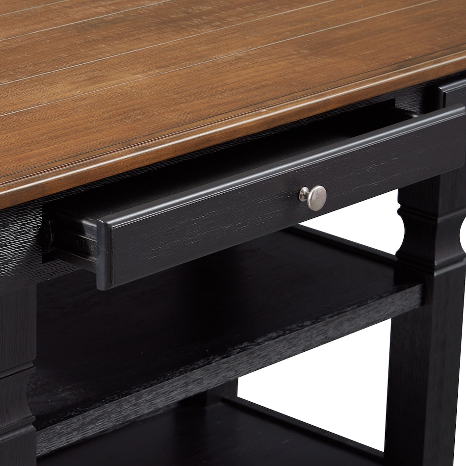 glendale black  pc counter height dining room   