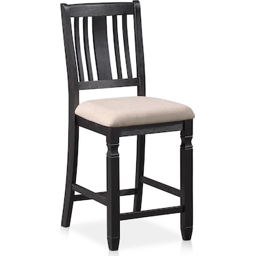 Glendale Counter-Height Stool - Black