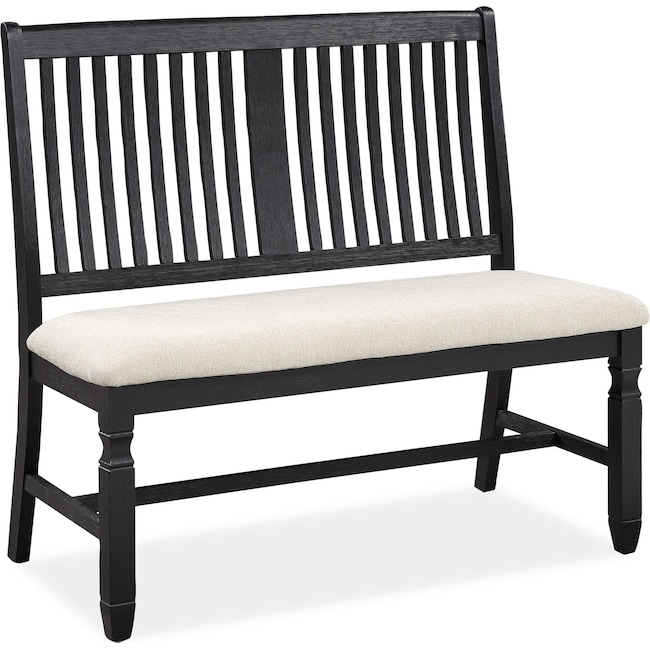 Dining Room Furniture - Glendale Dining Bench - Black