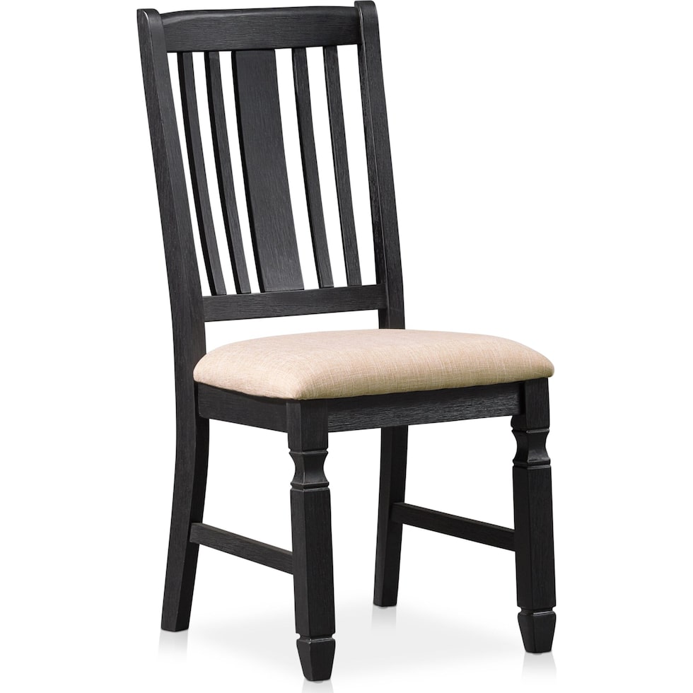 glendale black dining chair   