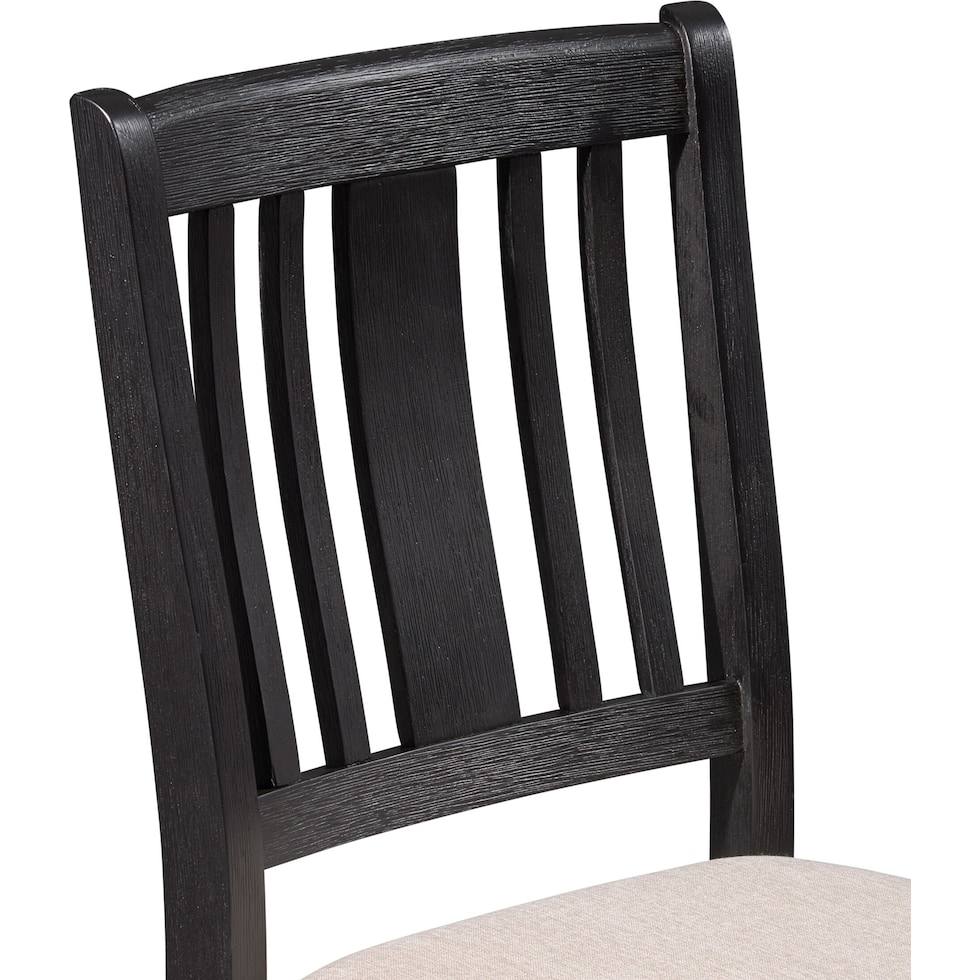 glendale black dining chair   