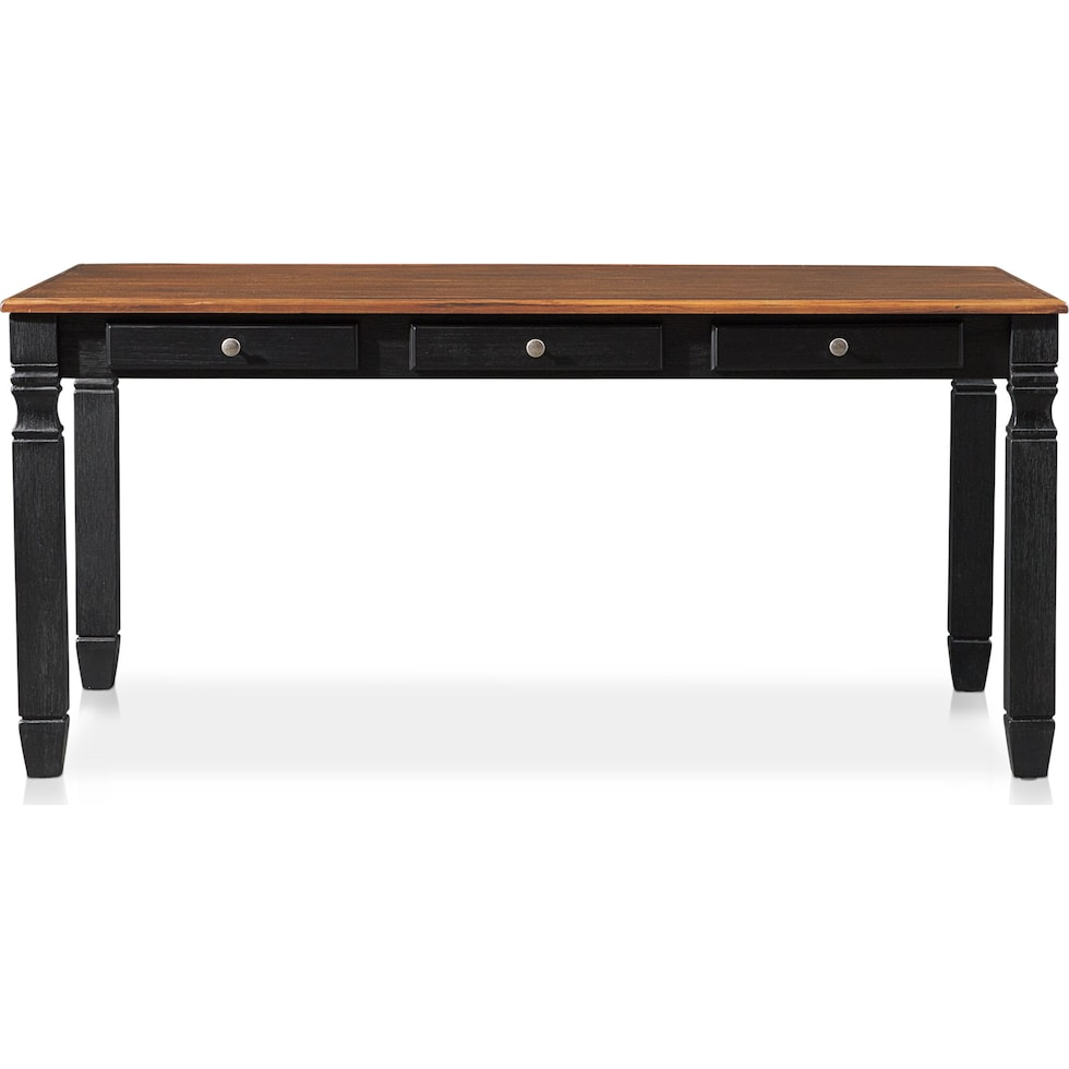 glendale black dining table   