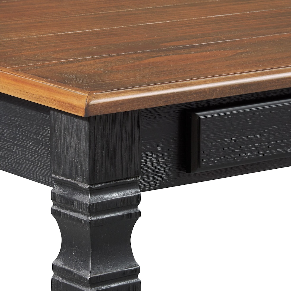 glendale black dining table   