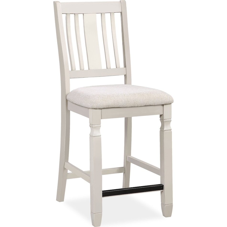 Glendale CounterHeight Stool White American Signature Furniture