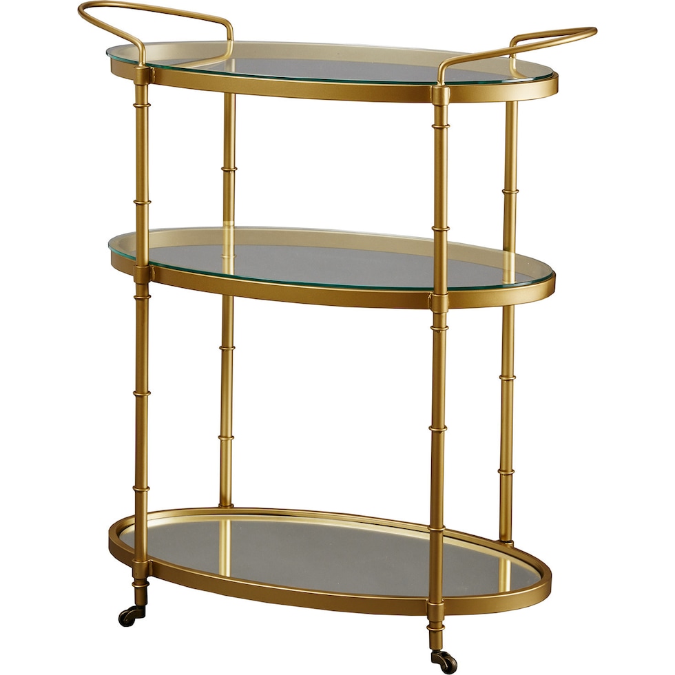 gleneden gold bar cart   