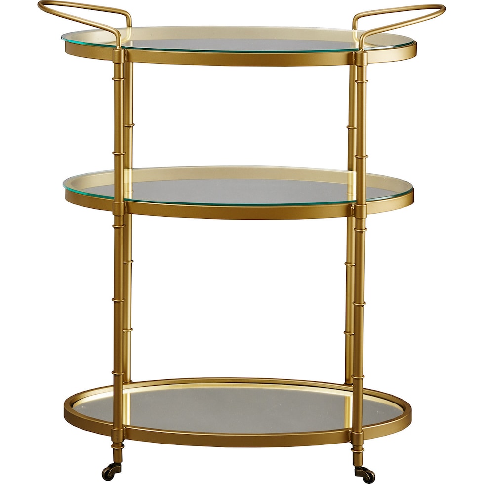 gleneden gold bar cart   