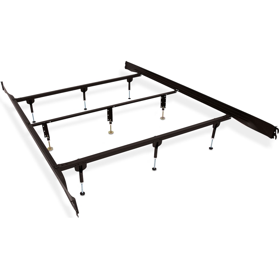 glideaway frame dark brown king bed frame   