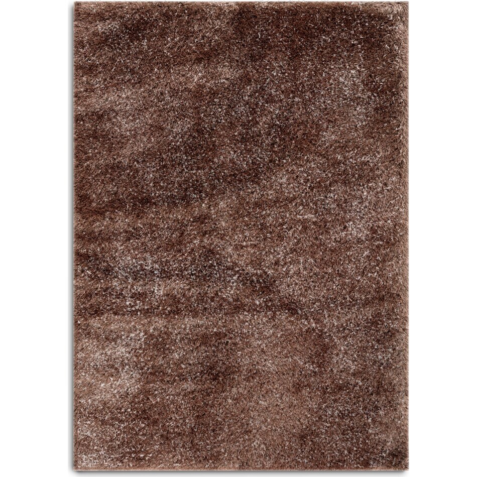 glitz dark brown area rug ' x '   