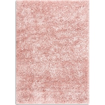 glitz pink area rug  x    