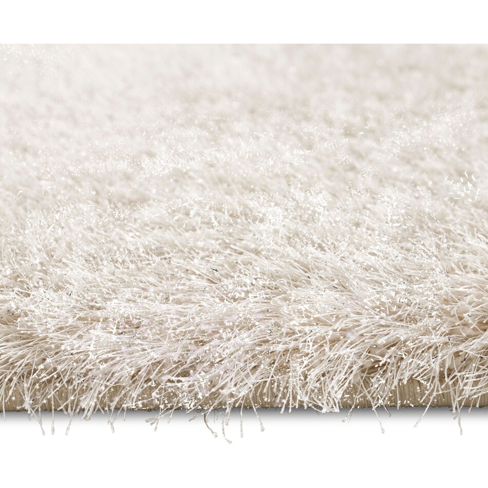 glitz white area rug  x    