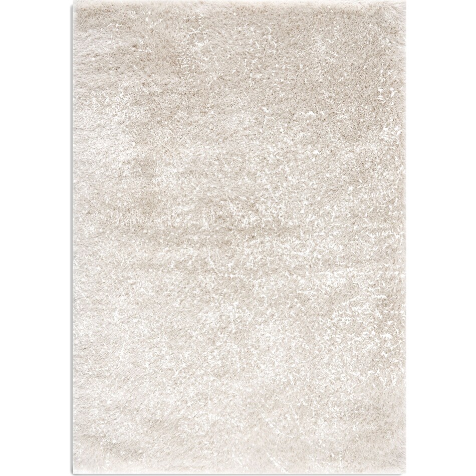 glitz white area rug  x    