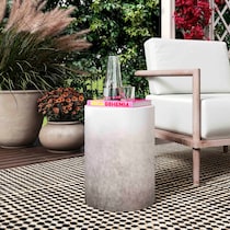gloucester gray side table   