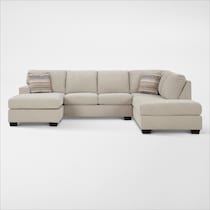 glynn cove neutral sectional   