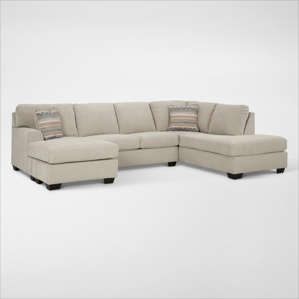 glynn cove neutral sectional   