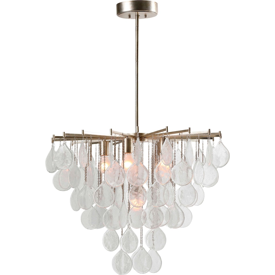 goccia gold chandelier   