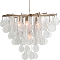 goccia gold chandelier   