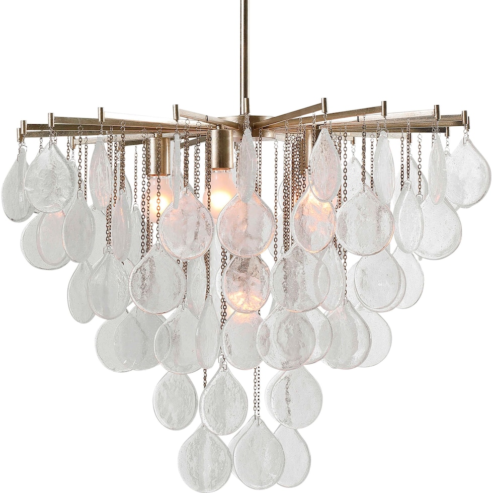 goccia gold chandelier   