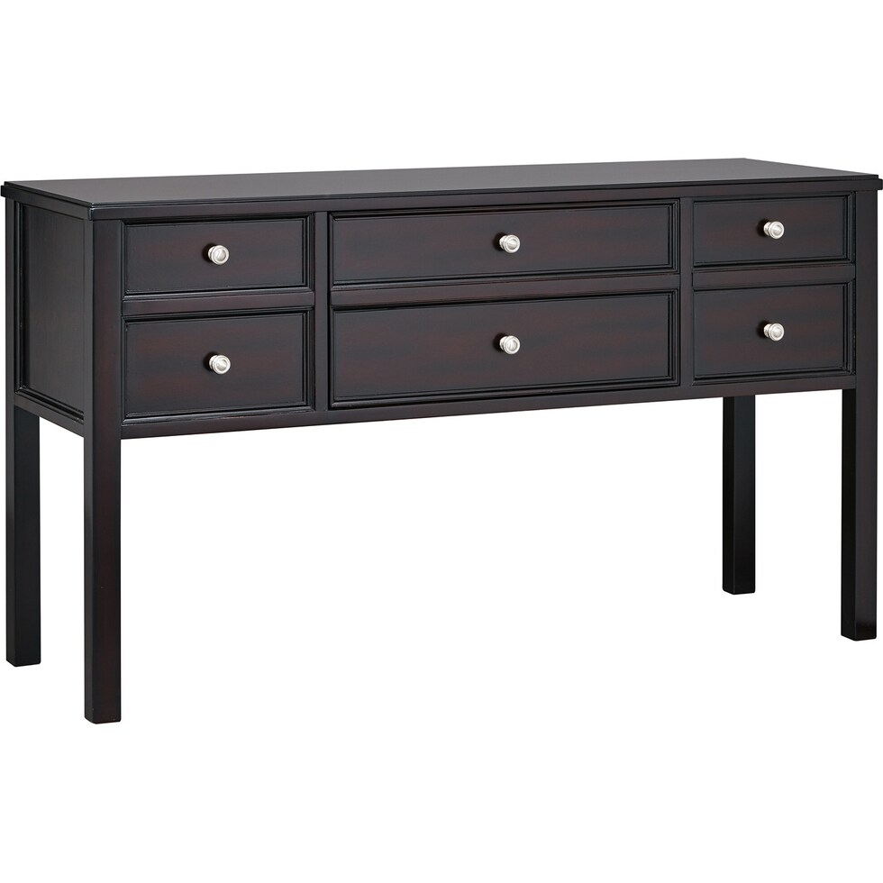 godwin black console table   