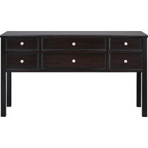 godwin black console table   