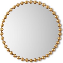 gold button gold mirror   