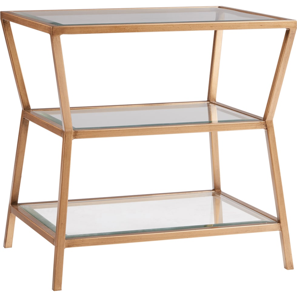 gold accent table   