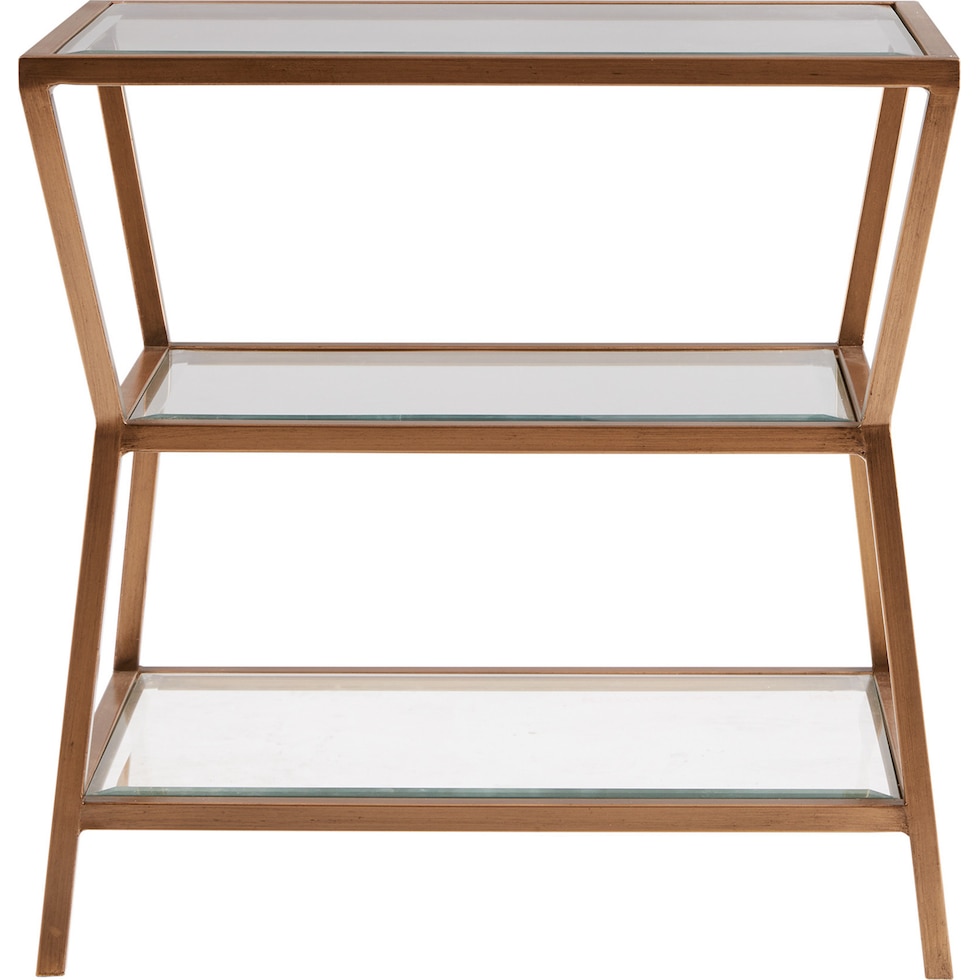 gold accent table   