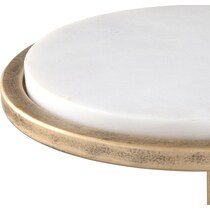 gold end table   