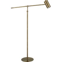 gold floor lamp   