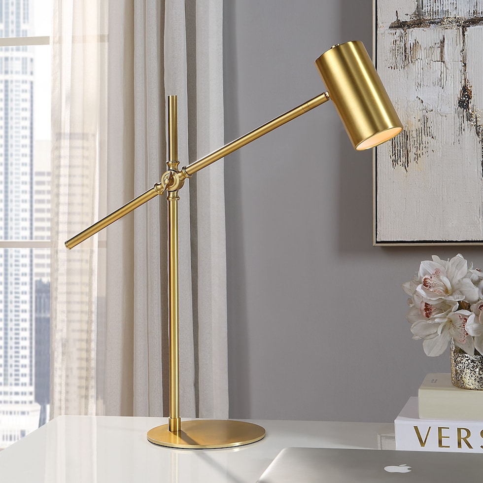 gold lamp   