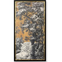 golden black gold wall art   