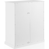 goldie white matte black cabinet   