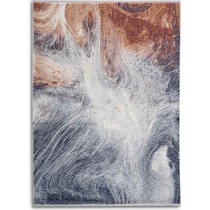 golightly blue orange area rug  x    