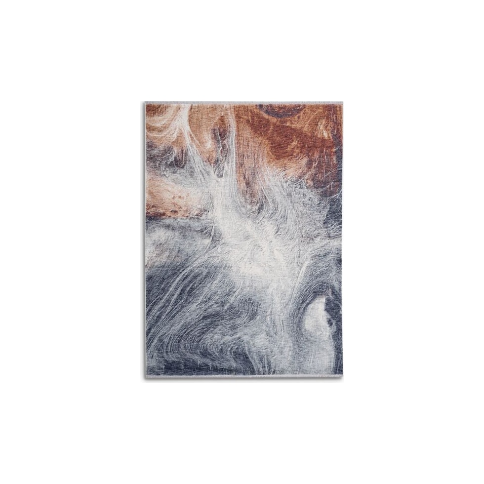 golightly blue orange area rug  x    