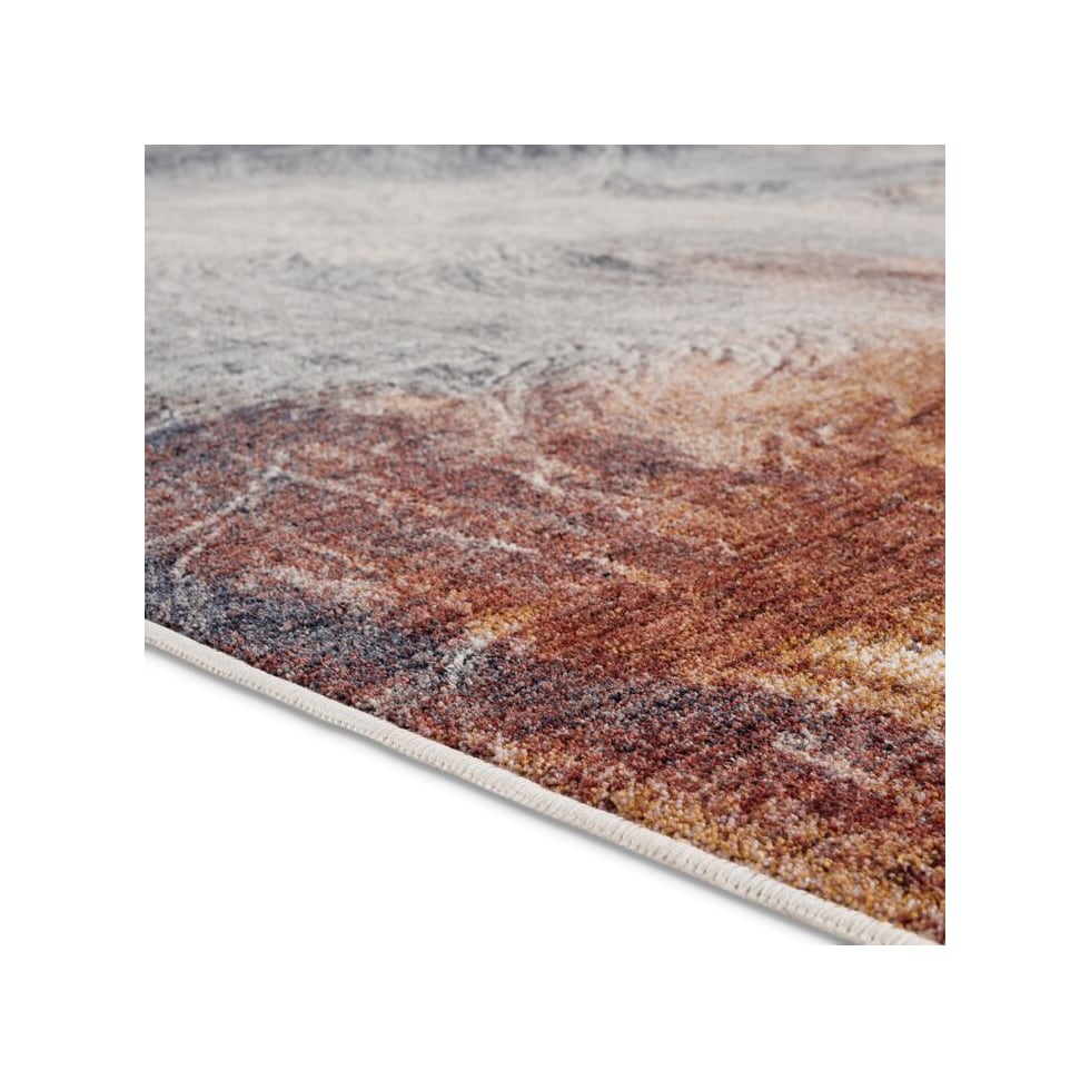 golightly blue orange area rug  x    