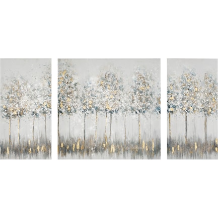 Golin 3-Piece Wall Art Set - Gray