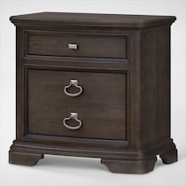 grace bedroom dark brown  pc queen bedroom   