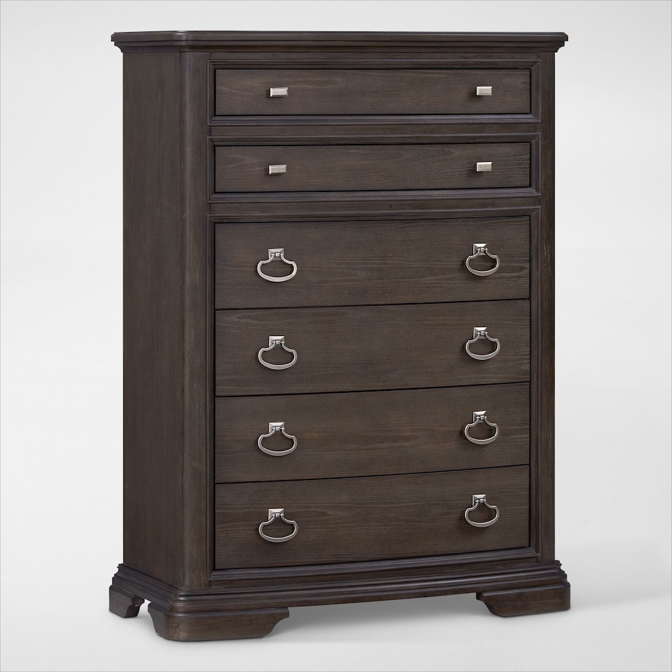 grace bedroom dark brown chest   