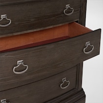 grace bedroom dark brown chest   