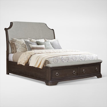 Grace Upholstered Storage Bed