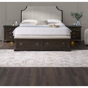 Grace Upholstered Storage Bed