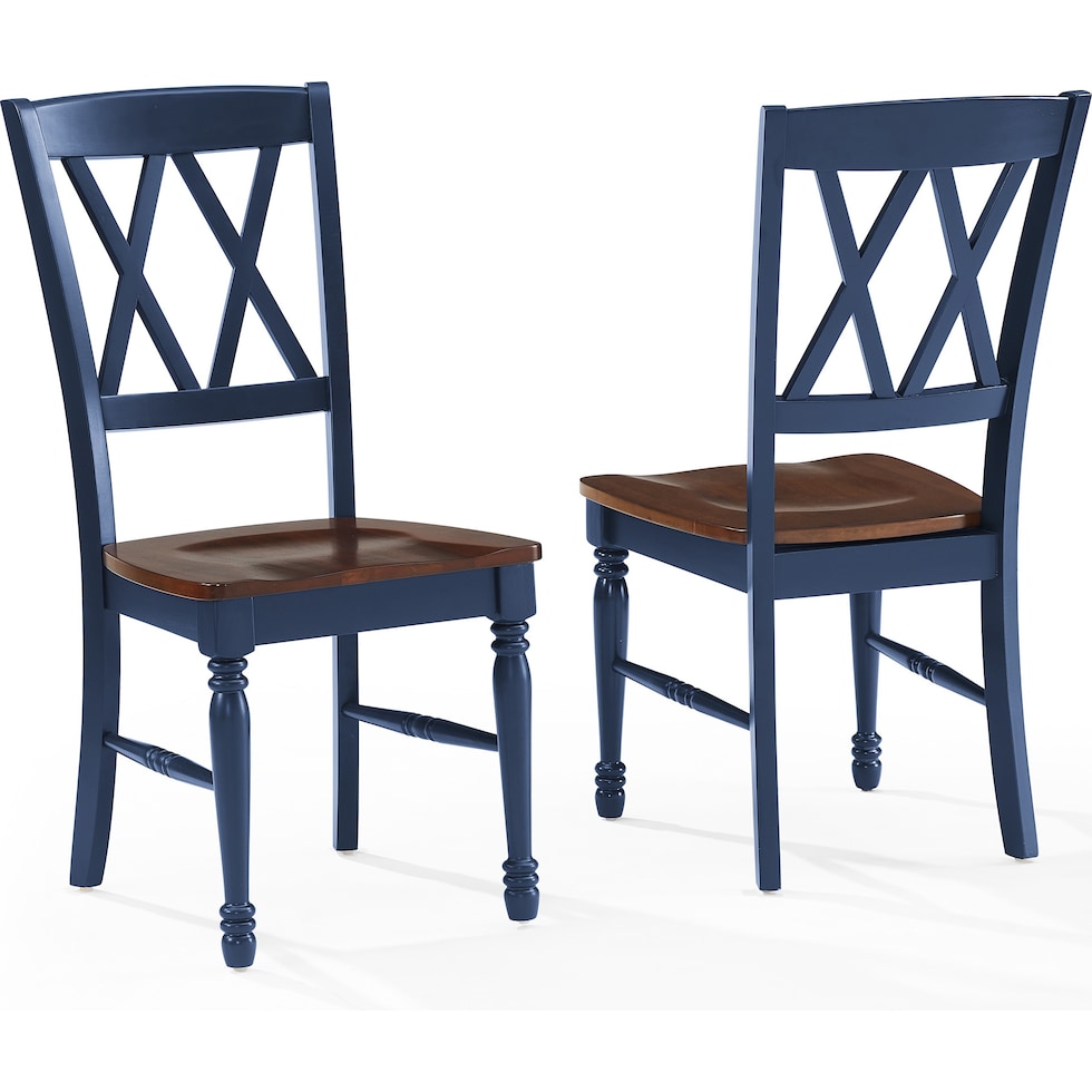 gracie blue dining chair   