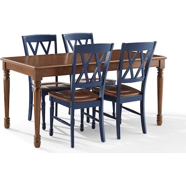 Gracie Dining Table and 4 Chairs